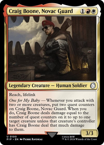 Craig Boone, Novac Guard (Universes Beyond: Fallout) Near Mint