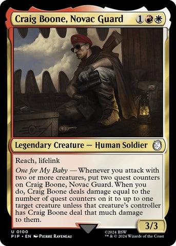Craig Boone, Novac Guard (Universes Beyond: Fallout) Near Mint