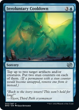 Involuntary Cooldown (The Brothers' War) Light Play Foil