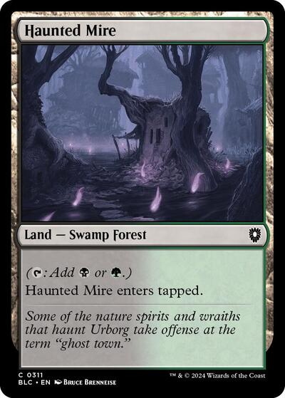 Haunted Mire (Commander: Bloomburrow) Near Mint