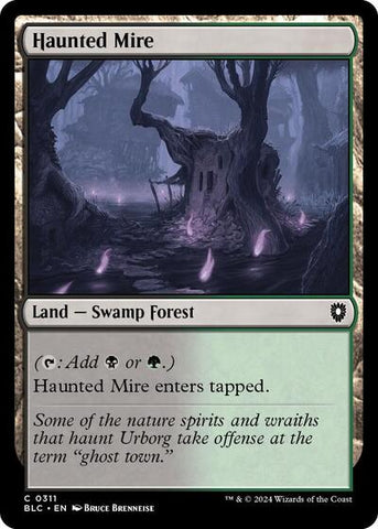 Haunted Mire (Commander: Bloomburrow) Near Mint