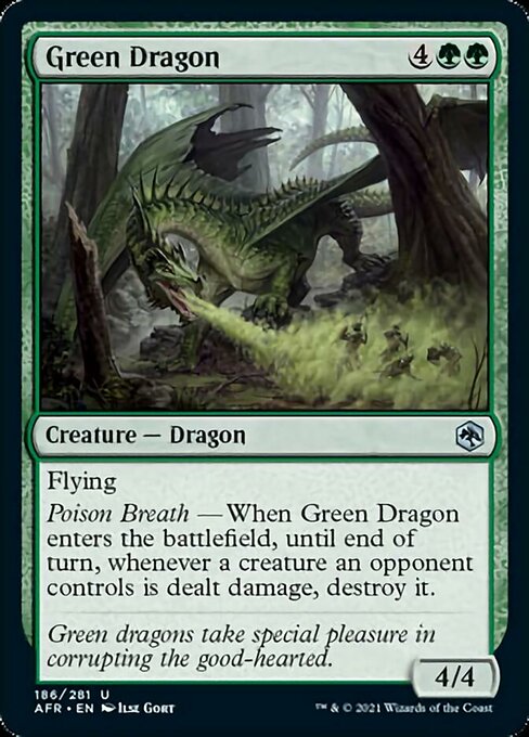 Green Dragon (Adventures in the Forgotten Realms) Near Mint