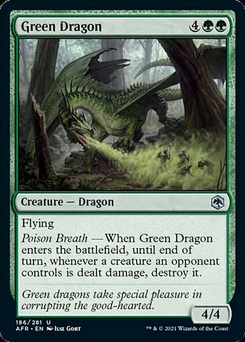 Green Dragon (Adventures in the Forgotten Realms) Near Mint