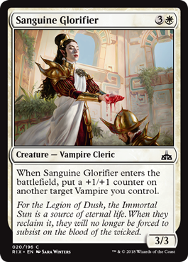 Sanguine Glorifier (Rivals of Ixalan) Near Mint Foil