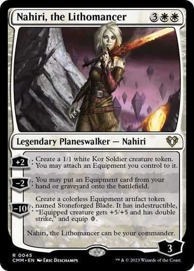 Nahiri, the Lithomancer (Commander Masters) Near Mint
