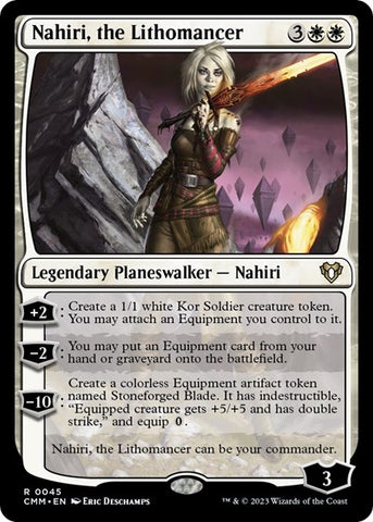 Nahiri, the Lithomancer (Commander Masters) Near Mint