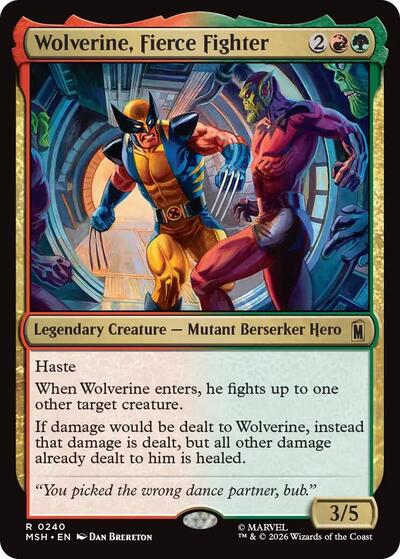 Wolverine, Fierce Fighter (Marvel Super Heroes) Near Mint