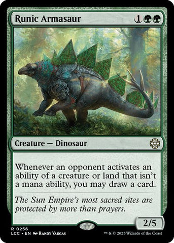 Runic Armasaur (Commander: The Lost Caverns of Ixalan) Near Mint