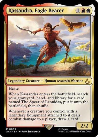 Kassandra, Eagle Bearer (Universes Beyond: Assassin's Creed) Near Mint Foil