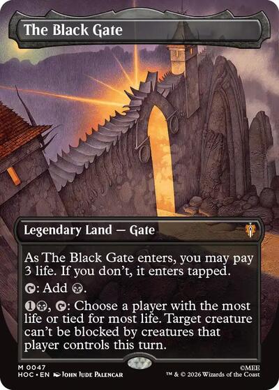The Black Gate (Borderless) (The Hobbit: Eternal-Legal) Near Mint