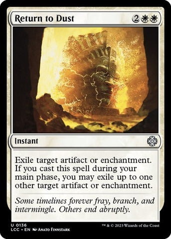 Return to Dust (Commander: The Lost Caverns of Ixalan) Near Mint