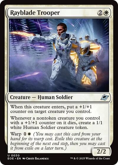 Rayblade Trooper (Edge of Eternities) Near Mint Foil