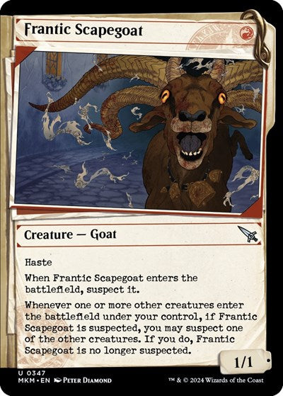 Frantic Scapegoat (Showcase) (Murders at Karlov Manor) Near Mint