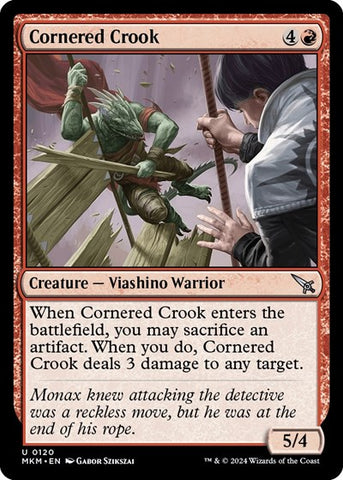 Cornered Crook (Murders at Karlov Manor) Near Mint Foil