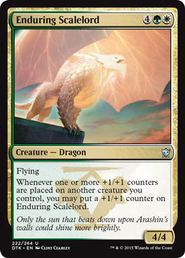 Enduring Scalelord (Dragons of Tarkir) Near Mint