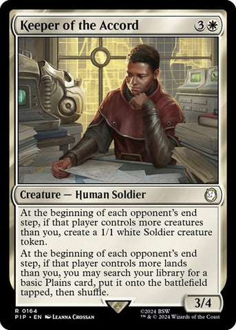 Keeper of the Accord (Universes Beyond: Fallout) Near Mint