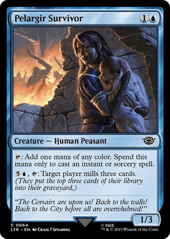 Pelargir Survivor (Universes Beyond: The Lord of the Rings: Tales of Middle-earth) Near Mint Foil