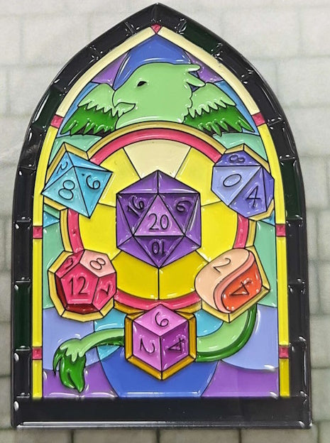 Role 4 Initiative: Stained Glass Window - Collectible Enamel Pin