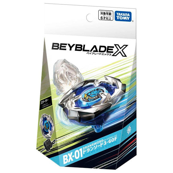 TAKARA TOMY Dran Sword 3-60F Beyblade X Starter BX-01