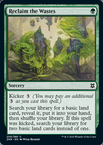 Reclaim the Wastes (Zendikar Rising) Near Mint Foil