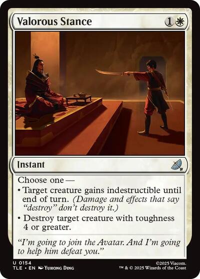 Valorous Stance (Avatar: The Last Airbender: Eternal-Legal) Near Mint
