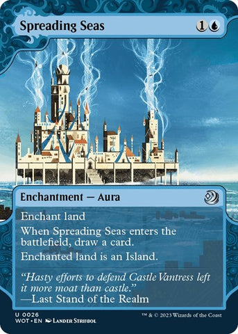 Spreading Seas (Wilds of Eldraine: Enchanting Tales) Near Mint Foil