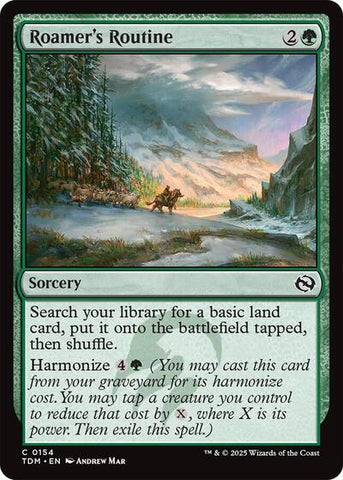 Roamer's Routine (Tarkir: Dragonstorm) Near Mint