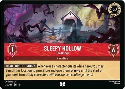 Sleepy Hollow - The Bridge (Whispers in the Well) Near Mint Cold Foil