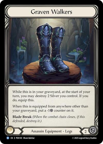 Graven Walkers (Compendium of Rathe) Near Mint Cold Foil