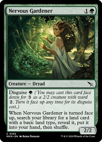 Nervous Gardener (Murders at Karlov Manor) Near Mint Foil