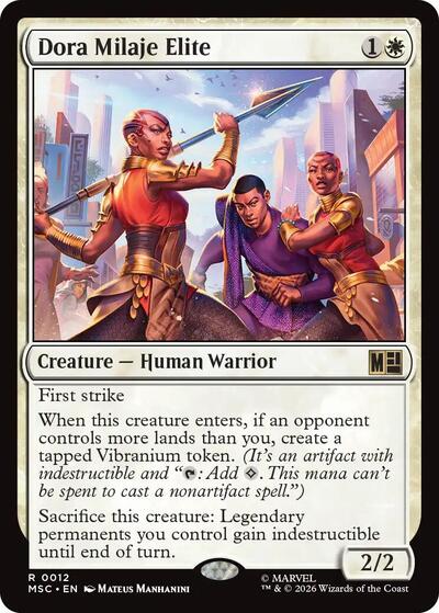 Dora Milaje Elite (Commander: Marvel Super Heroes) Near Mint