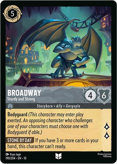 Broadway - Sturdy and Strong (Whispers in the Well) Near Mint Cold Foil