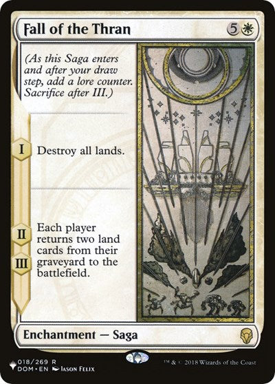 Fall of the Thran (The List) Near Mint