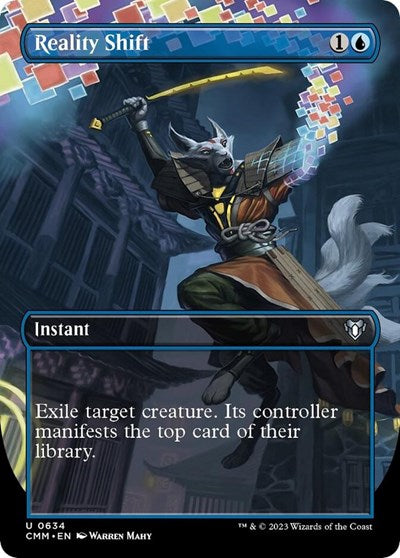 Reality Shift (Borderless) (Commander Masters) Near Mint