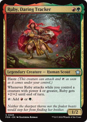 Ruby, Daring Tracker (Foundations) Near Mint