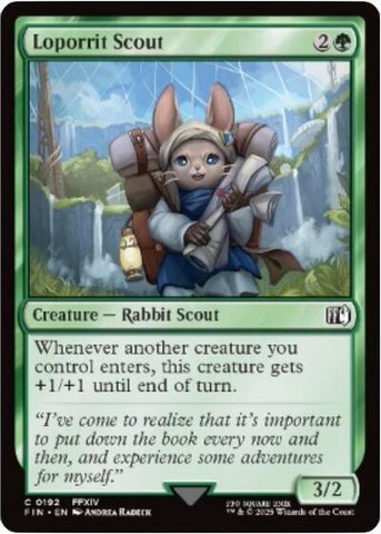 Loporrit Scout (Universes Beyond: FINAL FANTASY) Near Mint Foil