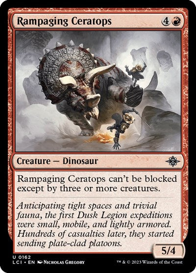 Rampaging Ceratops (The Lost Caverns of Ixalan) Near Mint