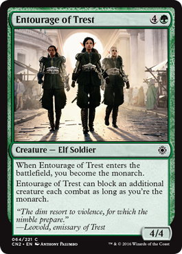 Entourage of Trest (Conspiracy: Take the Crown) Near Mint Foil