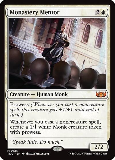 Monastery Mentor (Commander: Tarkir: Dragonstorm) Near Mint