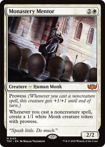Monastery Mentor (Commander: Tarkir: Dragonstorm) Near Mint