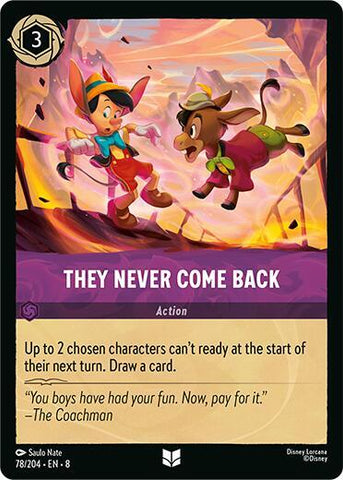 They Never Come Back (Reign of Jafar) Near Mint