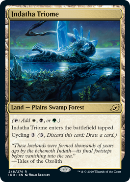 Indatha Triome (Ikoria: Lair of Behemoths) Near Mint Foil