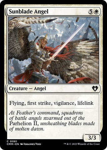 Sunblade Angel (Commander Masters) Near Mint