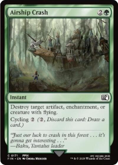 Airship Crash (Universes Beyond: FINAL FANTASY) Light Play Foil