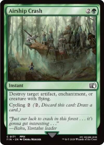 Airship Crash (Universes Beyond: FINAL FANTASY) Near Mint Foil