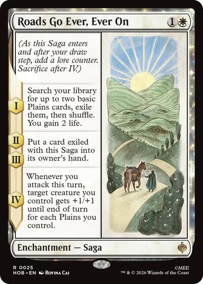 Roads Go Ever, Ever On (The Hobbit) Near Mint Foil