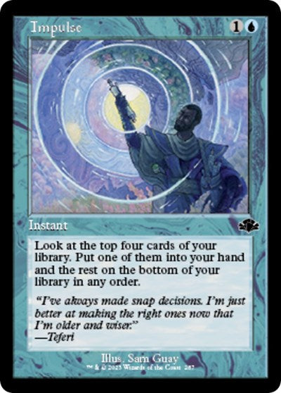 Impulse (Retro Frame) (Dominaria Remastered) Near Mint