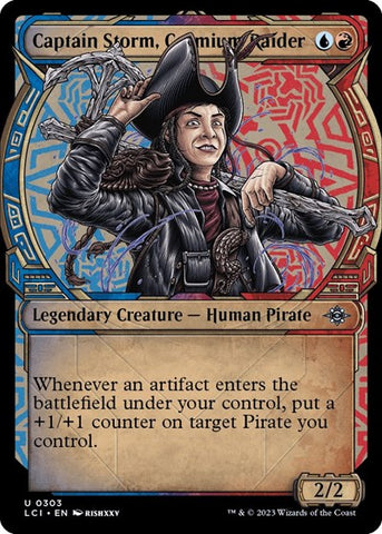 Captain Storm, Cosmium Raider (Showcase) (The Lost Caverns of Ixalan) Near Mint Foil