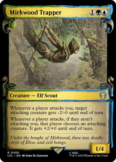 Mirkwood Trapper (Showcase Scrolls) (Commander: The Lord of the Rings: Tales of Middle-earth) Near Mint