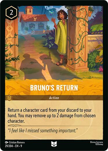 Bruno's Return (Fabled) Near Mint Cold Foil